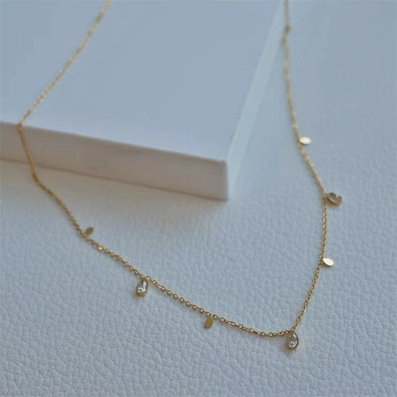 Water droplet Necklace