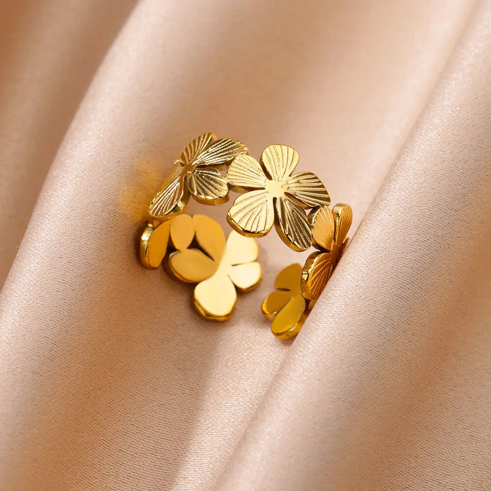 Luxury Aesthetic Zircon Ring – Women’s Adjustable Jewelry