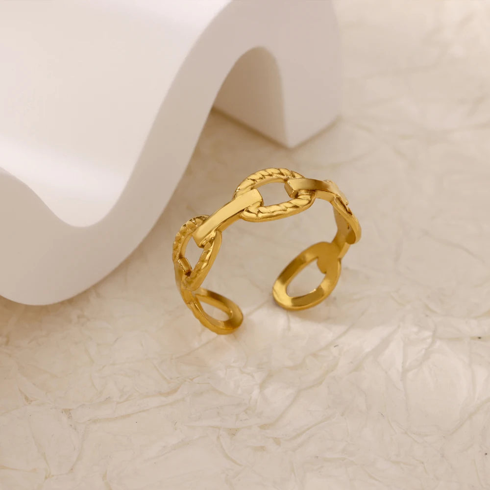 Luxury Aesthetic Zircon Ring – Women’s Adjustable Jewelry