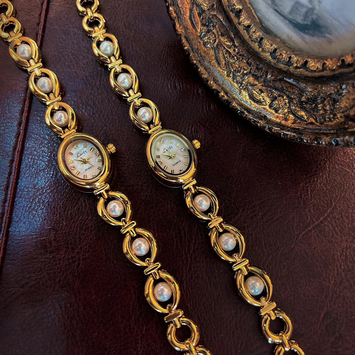 French Pearl Quartz Watch