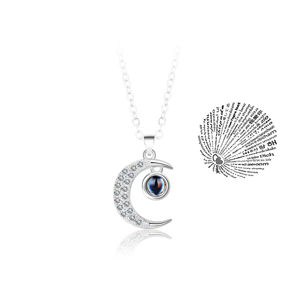 Elegant Love Projection Necklace – Timeless Romantic Jewelry Gift