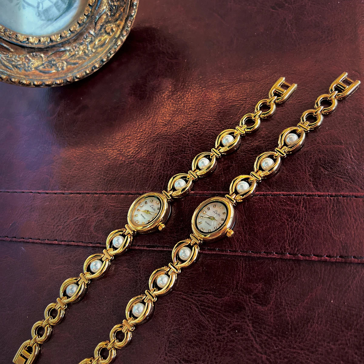 French Pearl Quartz Watch