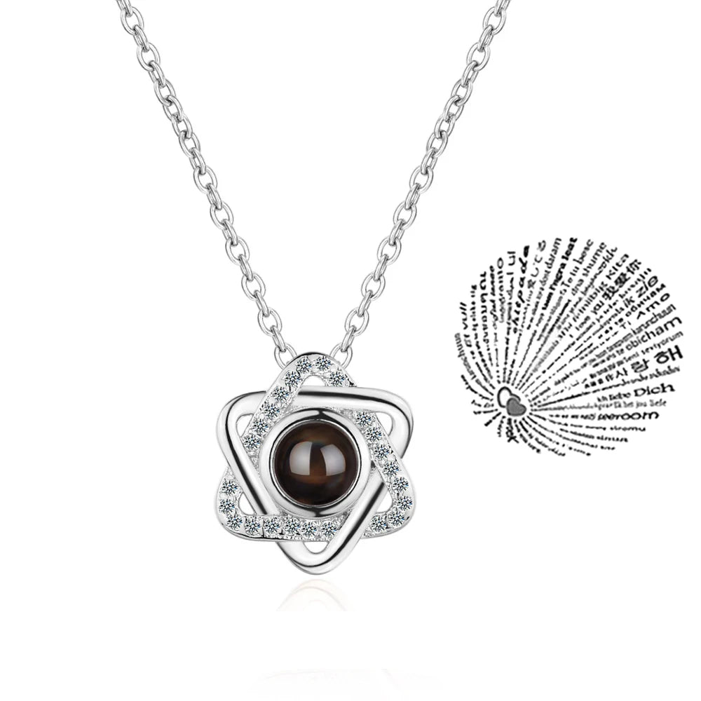 Elegant Love Projection Necklace – Timeless Romantic Jewelry Gift