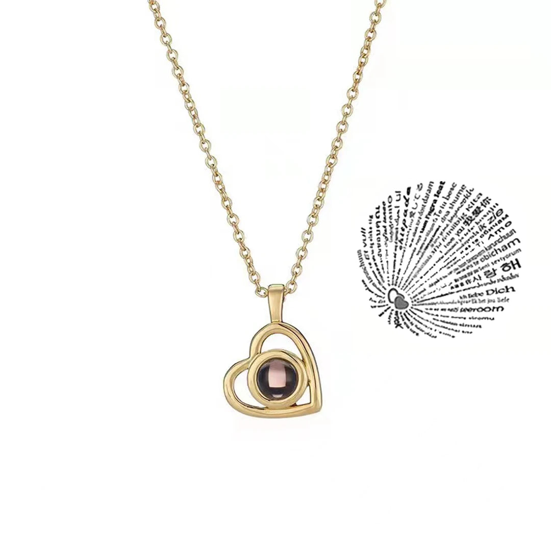 Elegant Love Projection Necklace – Timeless Romantic Jewelry Gift