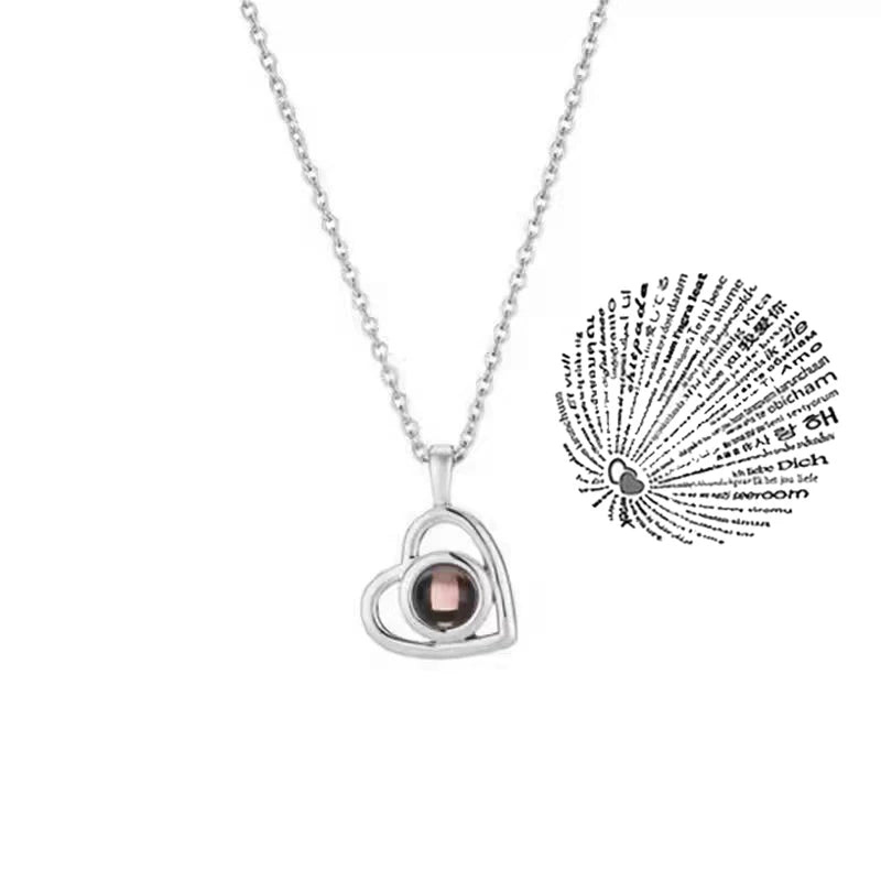 Elegant Love Projection Necklace – Timeless Romantic Jewelry Gift