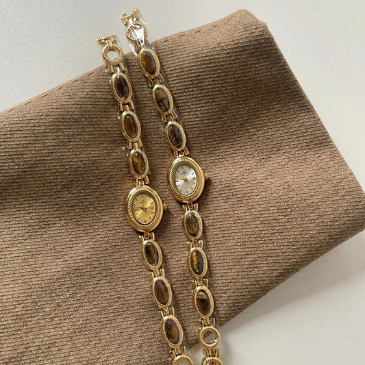 Luxury Jade Quartz Watch