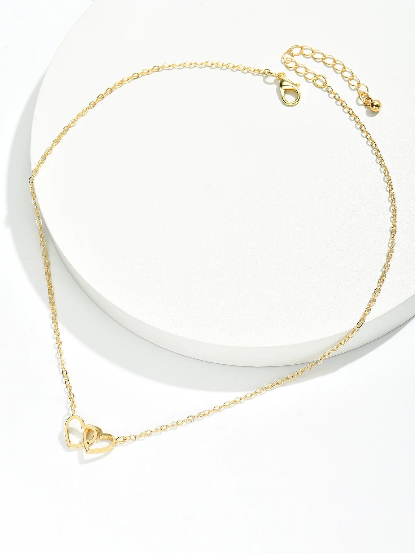 Intertwined Hearts Love Necklace