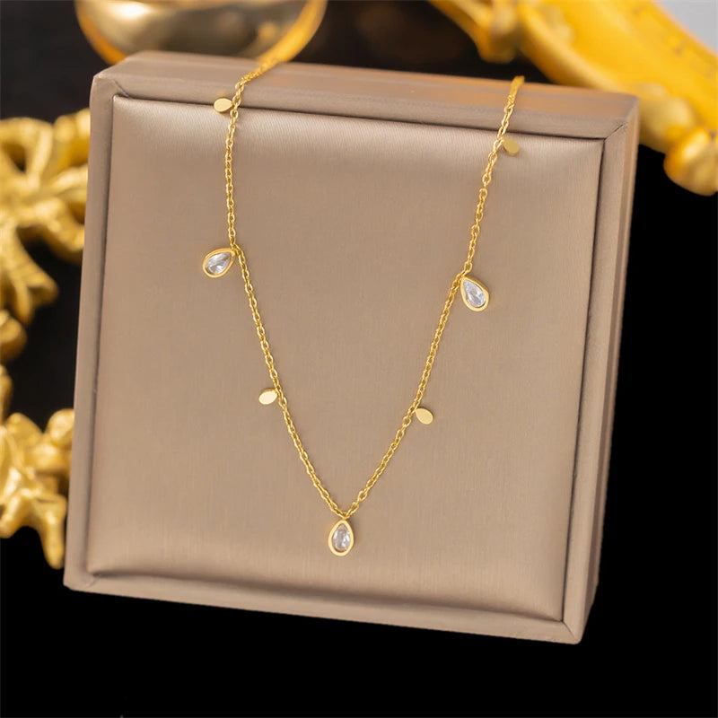 Elegant Waterdroplet Choker Necklace™
