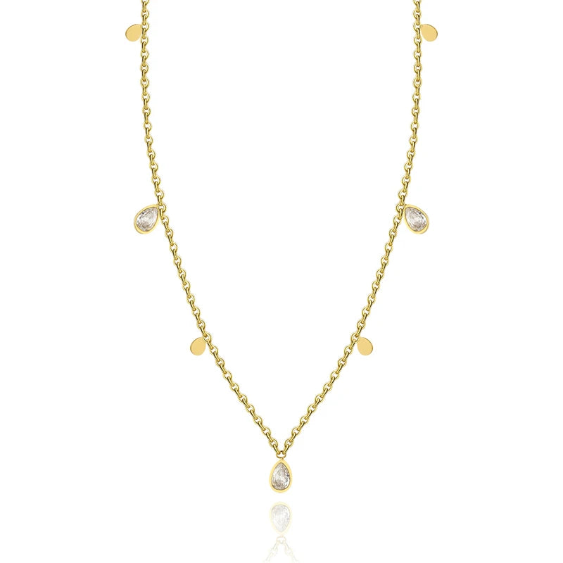 Water droplet Necklace  